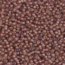 Miyuki rocailles Perlen 11/0 - Lined cinnamon luster 11-337